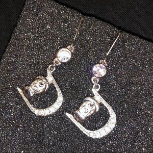 Dior Crystal Dangle Earrings